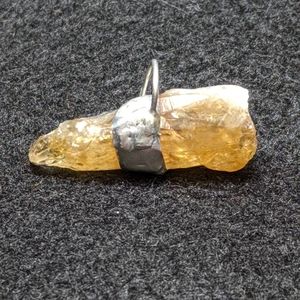 Citrine crystal pendant